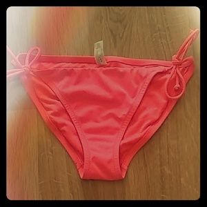 Neon pink/orange bathing suit bottoms